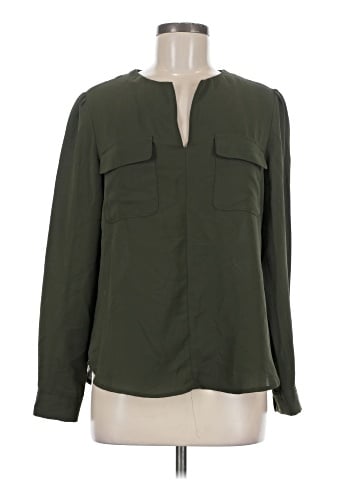 Jones New York Signature Long Sleeve Blouse (view 1)