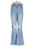 Hollister Hearts Blue Jeans Size 25 waist - photo 1