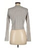 PERMANENT VACATION Houndstooth Gray Long Sleeve Blouse Size M - photo 2