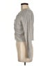 PERMANENT VACATION Houndstooth Gray Long Sleeve Blouse Size M - photo 5