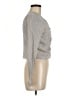PERMANENT VACATION Houndstooth Gray Long Sleeve Blouse Size M - photo 4