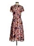 J.Crew 100% Polyester Paisley Brown Casual Dress Size XS - photo 1