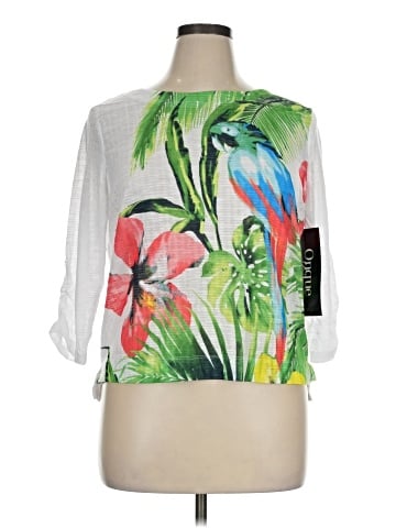 Onque Casuals 3/4 Sleeve Blouse (view 1)