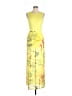 Unbranded Tropical Graphic Hearts Yellow Cocktail Dress Size 3X - photo 1