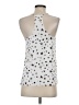 Tibi 100% Polyester Stars Silver Sleeveless Top Size 0 - photo 2