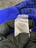 NY&C Houndstooth Blue Pullover Sweater Size M - photo 8
