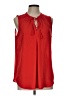 Rose + Olive Red Sleeveless Blouse Size L - photo 1