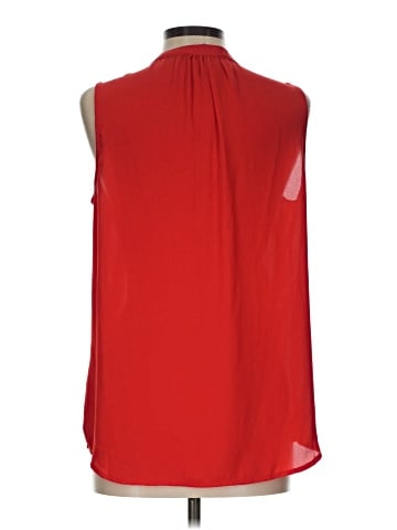 Rose + Olive Sleeveless Blouse (view 2)