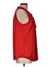 Rose + Olive Red Sleeveless Blouse Size L - photo 4