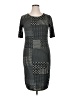 Lularoe Houndstooth Gray Cocktail Dress Size XL - photo 1