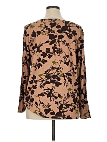 LOGO by Lori Goldstein Long Sleeve Blouse (view 2)