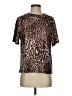 Unbranded Animal Print Brown Short Sleeve T-Shirt Size 2 - photo 1