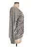 Kut from the Kloth 100% Rayon Animal Print Silver Pullover Sweater Size L - photo 4