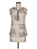 Unbranded Tan Sleeveless Blouse Size M - photo 1