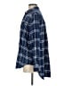 BDG 100% Cotton Plaid Blue Long Sleeve Button-Down Shirt Size S - photo 5