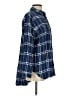 BDG 100% Cotton Plaid Blue Long Sleeve Button-Down Shirt Size S - photo 4