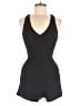 Crystal Sky Solid Black Romper Size M - photo 1