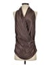 Helmut Lang for Intermix Brown Sleeveless Blouse Size P (petite) - photo 1