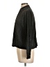 Fred David Metallic Black Long Sleeve Blouse Size 10 Petite - photo 5