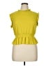 Scoop Yellow Sleeveless Blouse Size 16 - photo 1