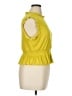 Scoop Yellow Sleeveless Blouse Size 16 - photo 4