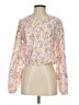 Z Supply Pink Long Sleeve Blouse Size S - photo 1