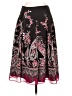 East5th 100% Polyester Paisley Black Casual Skirt Size 4 - photo 2