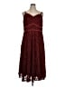 Torrid Burgundy Cocktail Dress Size 16 Plus - photo 1