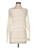 ALLSAINTS 100% Cotton Solid Ivory Pullover Sweater Size L - photo 1