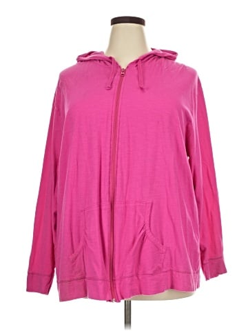 Just My Size Zip Up Hoodie (view 1)