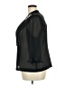 Plaza South 100% Polyester Black Kimono Size 22 - photo 5