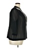 Plaza South 100% Polyester Black Kimono Size 22 - photo 4
