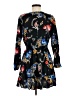 Express 100% Rayon Floral Black Cocktail Dress Size M - photo 2