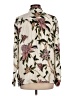 BA&SH Floral Ivory Long Sleeve Blouse Size Lg (3) - photo 2