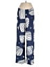 Lesley Evers Print Blue Casual Pants Size XS - photo 1