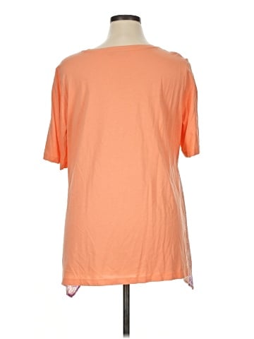 LOGO by Lori Goldstein Short Sleeve Top (view 2)