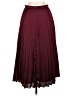J.Crew 100% Polyester Solid Burgundy Formal Skirt Size S (estimated) - photo 2