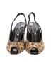 Donald J Pliner Animal Print Brown Heels Size 6 1/2 - photo 2