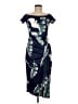 Unbranded Graphic Blue Cocktail Dress Size M - photo 1