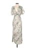 Assorted Brands 100% Polyester Print Green Cocktail Dress Size S - photo 1