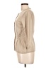 Boden 100% Wool Tan 3/4 Sleeve Button-Down Shirt Size 10 - photo 5