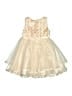 Rare Editions 100% Polyester Tan Dress Size 5 - photo 2