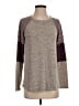 Pink Clover Color Block Gray Pullover Sweater Size S - photo 1