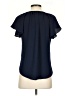 VICI Blue Short Sleeve Blouse Size S - photo 2
