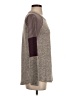 Pink Clover Color Block Gray Pullover Sweater Size S - photo 4