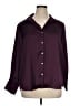 Industry 100% Polyester Burgundy 3/4 Sleeve Blouse Size 1X - photo 1