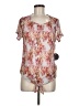 Eva Franco Pink Short Sleeve Blouse Size M - photo 1