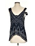 Parker 100% Viscose Blue Sleeveless Blouse Size XS - photo 1