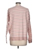 Nordstrom Rack Stripes Pink Pullover Sweater Size L - photo 2