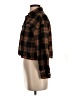 Love Notes 100% Cotton Plaid Brown Long Sleeve Button-Down Shirt Size S - photo 5